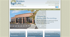 Desktop Screenshot of brintonlakedermatology.com